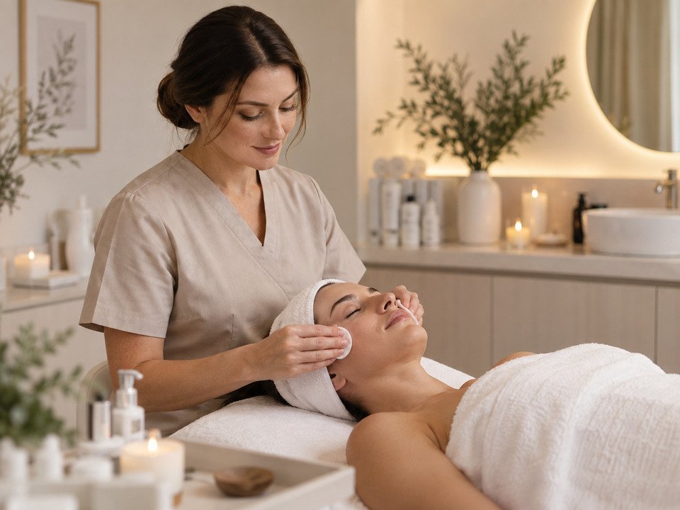 Tratamento facial no Bella Vita